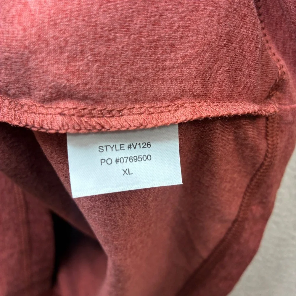 Vuori Strato Tech T Shirt Men XL Red Tee Performance Short Sleeve Stretch V126 - Picture 4 of 7